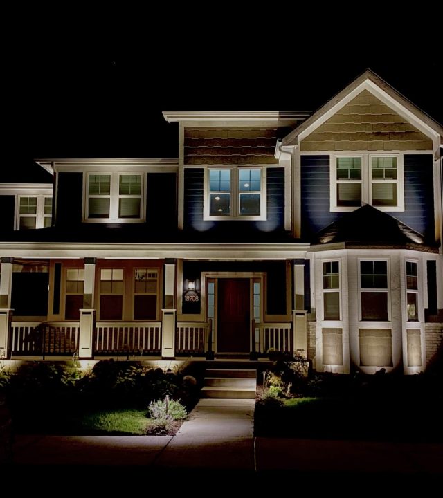 Front Lights showcasing home